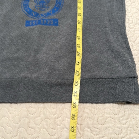 Soffe Gray Sweatshirt Size Large United States Navy - Picture 7 of 10